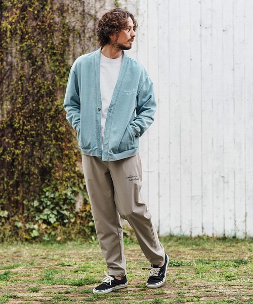 1minute 1second(ワンミニットワンセカンド)の「mp13511-cool embroidery easy pants イージーパンツ(その他パンツ・メンズ・グレイッシュベージュ/ブラック・S/M/L/XL)」の8枚目の写真