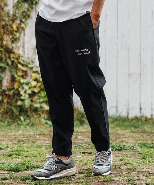 1minute 1second(ワンミニットワンセカンド)の「mp13511-cool embroidery easy pants イージーパンツ(その他パンツ・メンズ・グレイッシュベージュ/ブラック・S/M/L/XL)」の13枚目の写真