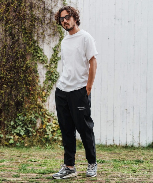 1minute 1second(ワンミニットワンセカンド)の「mp13511-cool embroidery easy pants イージーパンツ(その他パンツ・メンズ・グレイッシュベージュ/ブラック・S/M/L/XL)」の15枚目の写真