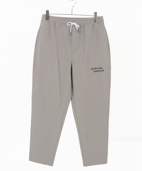 1minute 1second(ワンミニットワンセカンド)の「mp13511-cool embroidery easy pants イージーパンツ(その他パンツ・メンズ・グレイッシュベージュ/ブラック・S/M/L/XL)」の19枚目の写真