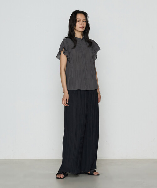 K.T KIYOKO TAKASE（キヨコタカセ）の「【セットアップ対応】シャンブレーカッセン ブラウス（シャツ/ブラウス・レディース・レモンイエロー/チャコール/カーキ/ブルー系・9号/11号/7号）」の22枚目の写真