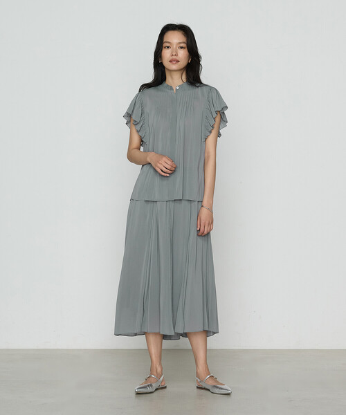 K.T KIYOKO TAKASE（キヨコタカセ）の「【セットアップ対応】シャンブレーカッセン ブラウス（シャツ/ブラウス・レディース・レモンイエロー/チャコール/カーキ/ブルー系・9号/11号/7号）」の8枚目の写真