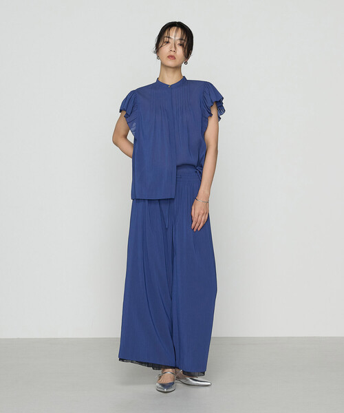 K.T KIYOKO TAKASE（キヨコタカセ）の「【セットアップ対応】シャンブレーカッセン ブラウス（シャツ/ブラウス・レディース・レモンイエロー/チャコール/カーキ/ブルー系・9号/11号/7号）」の11枚目の写真