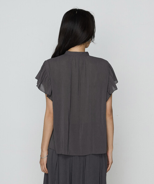 K.T KIYOKO TAKASE（キヨコタカセ）の「【セットアップ対応】シャンブレーカッセン ブラウス（シャツ/ブラウス・レディース・レモンイエロー/チャコール/カーキ/ブルー系・9号/11号/7号）」の15枚目の写真