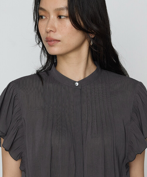 K.T KIYOKO TAKASE（キヨコタカセ）の「【セットアップ対応】シャンブレーカッセン ブラウス（シャツ/ブラウス・レディース・レモンイエロー/チャコール/カーキ/ブルー系・9号/11号/7号）」の16枚目の写真