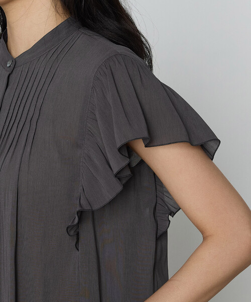 K.T KIYOKO TAKASE（キヨコタカセ）の「【セットアップ対応】シャンブレーカッセン ブラウス（シャツ/ブラウス・レディース・レモンイエロー/チャコール/カーキ/ブルー系・9号/11号/7号）」の17枚目の写真