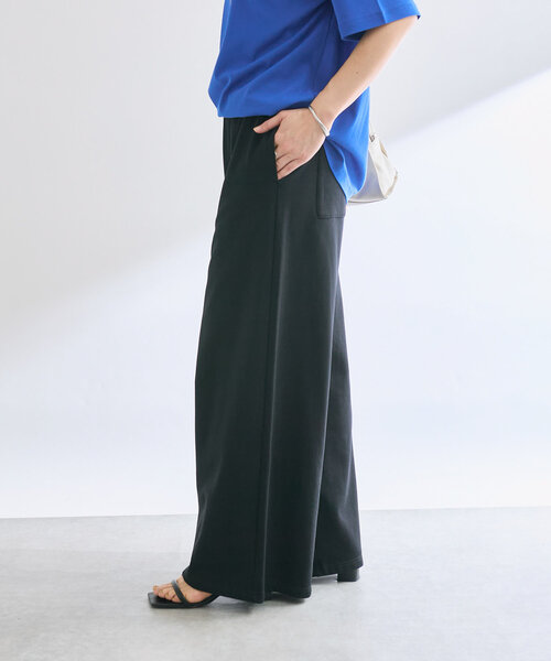 RIVE DROITE（リヴドロワ）の「【MONN.:.(モン)】スウェットワイドパンツ（その他パンツ・レディース・ブラック/チャコールグレー・38/36）」の7枚目の写真