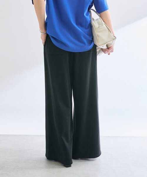 RIVE DROITE（リヴドロワ）の「【MONN.:.(モン)】スウェットワイドパンツ（その他パンツ・レディース・ブラック/チャコールグレー・38/36）」の8枚目の写真