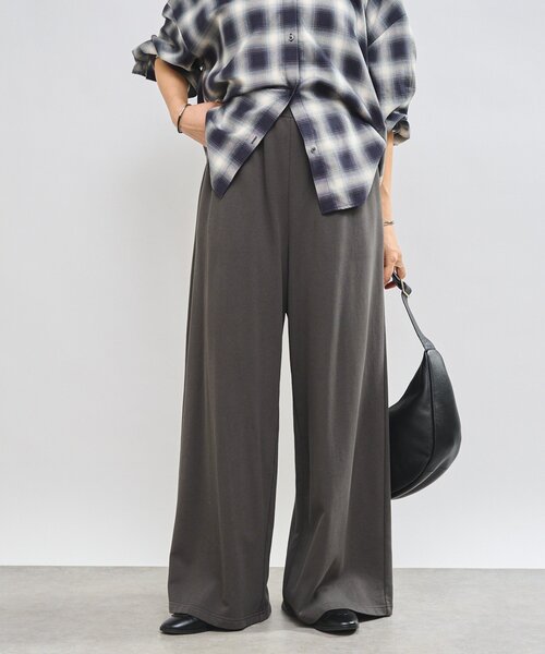 RIVE DROITE（リヴドロワ）の「【MONN.:.(モン)】スウェットワイドパンツ（その他パンツ・レディース・ブラック/チャコールグレー・38/36）」の15枚目の写真