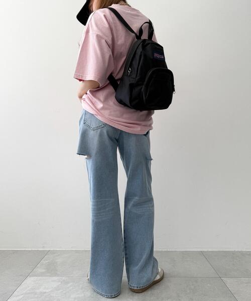 JANSPORT（ジャンスポーツ）の「∴WEGO/JANSPORT HALFPINT（バックパック/リュック・レディース・ライトパープル/ブラック/サックスブルー/ライトピンク・FREE）」の8枚目の写真