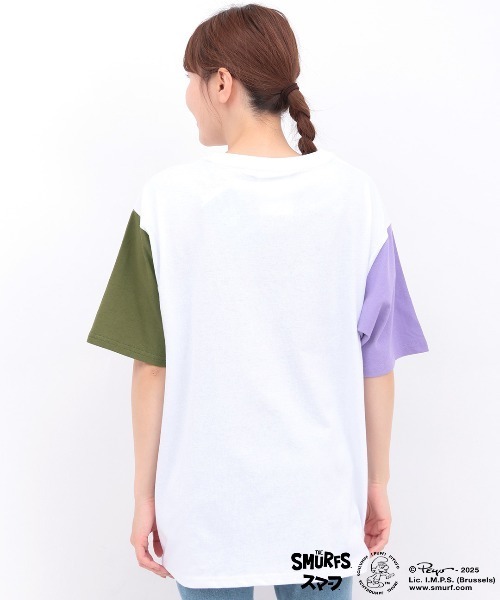 チチカカ（チチカカ）の「スマーフ コラボレーション メキシコバスプリントTシャツ【ユニセックス】（Tシャツ/カットソー・メンズ・その他1/ブラック・MEDIUM/LARGE）」の9枚目の写真