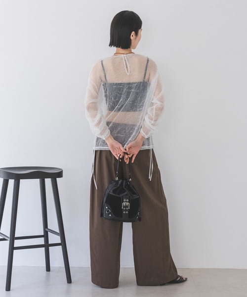 Jens プリーツシフォンプルオーバー Jens イェンス 「UNDER PULLOVER」 - WEEKENDER SHOP ANDEL
