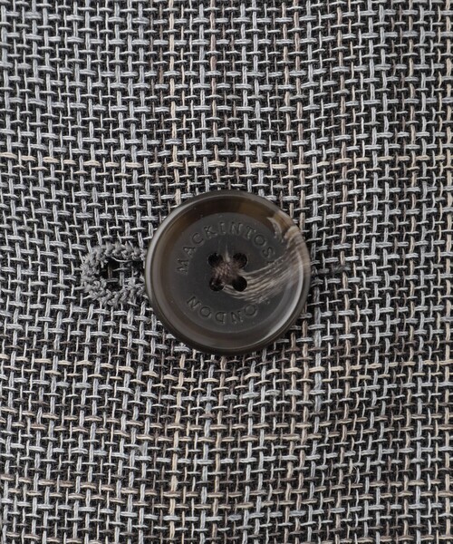 MACKINTOSH LONDON（マッキントッシュ ロンドン）の「【BREASY JACKET】ブッチャーリネンチェックジャケット（テーラードジャケット・メンズ・ブルー系その他7/グレー系その他・36/38/40）」の12枚目の写真