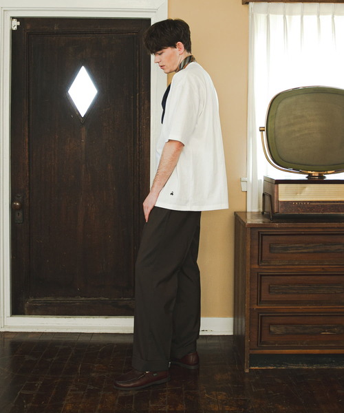 BROOKS BROTHERS(ブルックスブラザーズ)の「『別注』BROOKS BROTHERS×UR GF LOGO S/S T-SHIRTS(Tシャツ/カットソー・メンズ・ネイビー/ホワイト/ブラック・MEDIUM/LARGE/X-LARGE)」の9枚目の写真