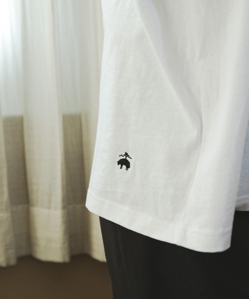 BROOKS BROTHERS(ブルックスブラザーズ)の「『別注』BROOKS BROTHERS×UR GF LOGO S/S T-SHIRTS(Tシャツ/カットソー・メンズ・ネイビー/ホワイト/ブラック・MEDIUM/LARGE/X-LARGE)」の13枚目の写真