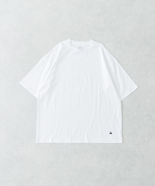 BROOKS BROTHERS(ブルックスブラザーズ)の「『別注』BROOKS BROTHERS×UR GF LOGO S/S T-SHIRTS(Tシャツ/カットソー・メンズ・ネイビー/ホワイト/ブラック・MEDIUM/LARGE/X-LARGE)」の14枚目の写真