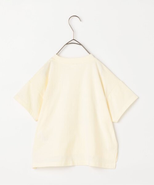 p.premier(ピードットプルミエ)の「FLOWERSフォトプリント半袖Tシャツ(Tシャツ/カットソー・キッズ・オフホワイト/ライトイエロー/サックスブルー・80/90/100/110/120/130/140)」の16枚目の写真