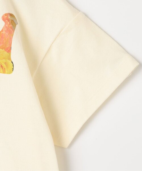 p.premier(ピードットプルミエ)の「FLOWERSフォトプリント半袖Tシャツ(Tシャツ/カットソー・キッズ・オフホワイト/ライトイエロー/サックスブルー・80/90/100/110/120/130/140)」の21枚目の写真