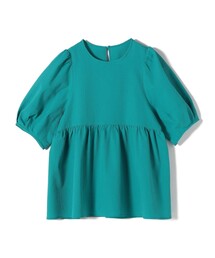 SHIPS Colors | SHIPS Colors:〈接触冷感・洗濯機可能〉サッカー ランタンスリーブ ブラウス(シャツ/ブラウス)
