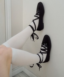 Birthday room | レースアップリボンバレエシューズ/lace up ribbon ballet shoes(スニーカー)