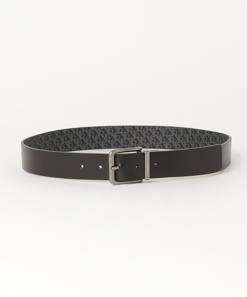 Calvin Klein(カルバン・クライン)の「ブラックレザー リバーシブルベルト35mm(ベルト・メンズ・ブラック系/ブラック・100/80/90cm)」の9枚目の写真