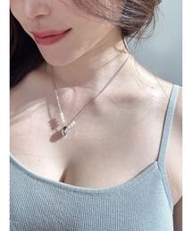 RESEXXY | ポイントメタルストーンネックレス(ネックレス)
