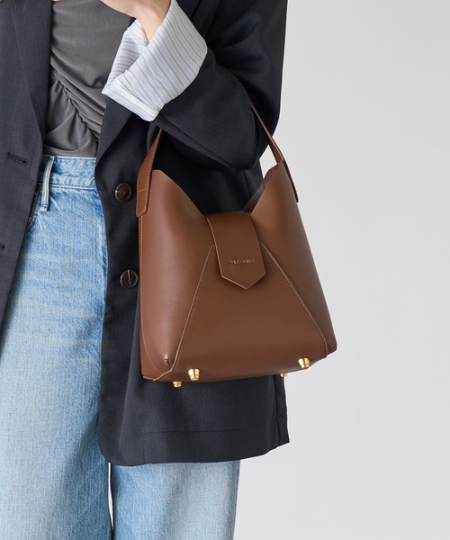 HASHIBAMI(ハシバミ)の「【HASHIBAMI】フェズ ワンハンドルバッグ ギフト(ハンドバッグ・レディース・グレイッシュベージュ/ブラック/ベージュ/ブラウン/レッド/ベージュ系・FREE)」の2枚目の写真