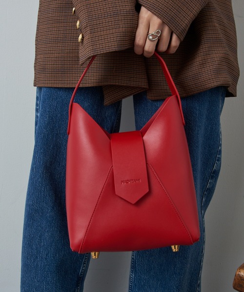 HASHIBAMI(ハシバミ)の「【HASHIBAMI】フェズ ワンハンドルバッグ ギフト(ハンドバッグ・レディース・グレイッシュベージュ/ブラック/ベージュ/ブラウン/レッド/ベージュ系・FREE)」の9枚目の写真