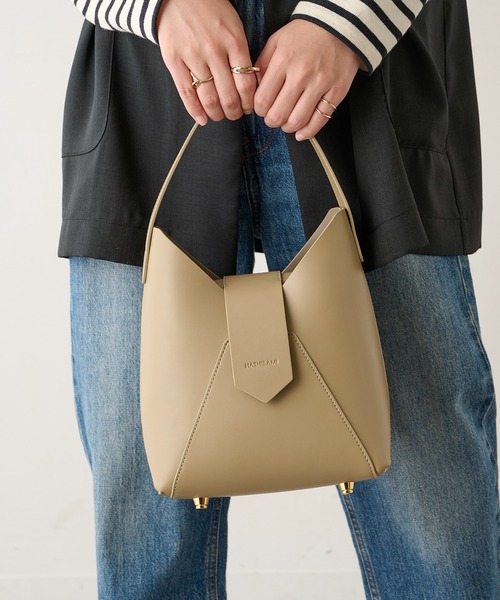 HASHIBAMI(ハシバミ)の「【HASHIBAMI】フェズ ワンハンドルバッグ ギフト(ハンドバッグ・レディース・グレイッシュベージュ/ブラック/ベージュ/ブラウン/レッド/ベージュ系・FREE)」の21枚目の写真