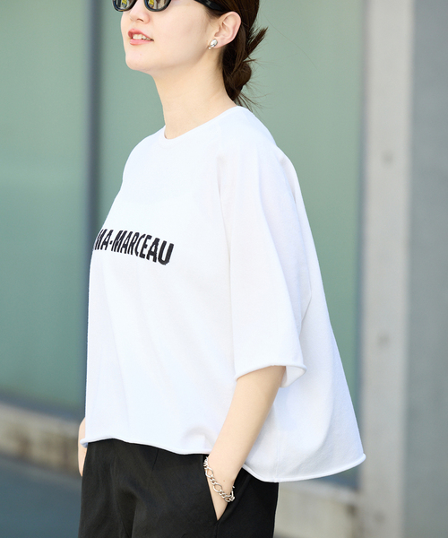 LEVITAロゴ ハーフスリーブプルオーバー（ニット/セーター）｜IENA