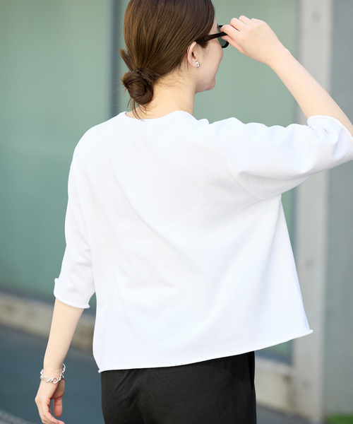 LEVITAロゴ ハーフスリーブプルオーバー（ニット/セーター）｜IENA