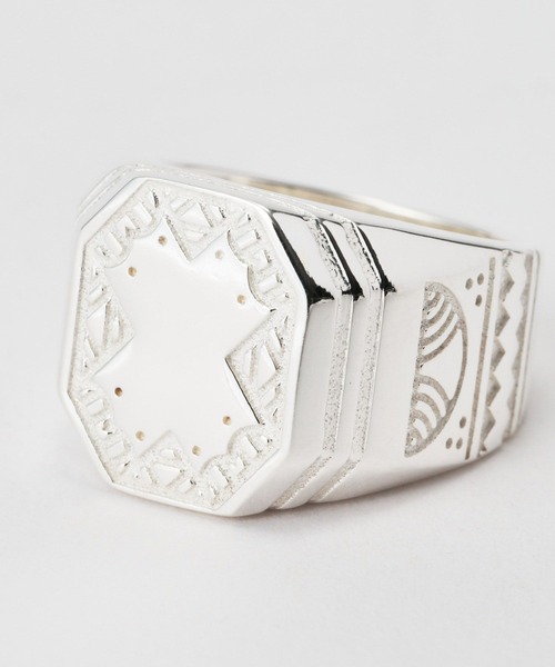 BABYLONE（バビロン）の「【ADRAR】OCTAGON PINKY（リング・レディース・シルバー・フリー）」の5枚目の写真