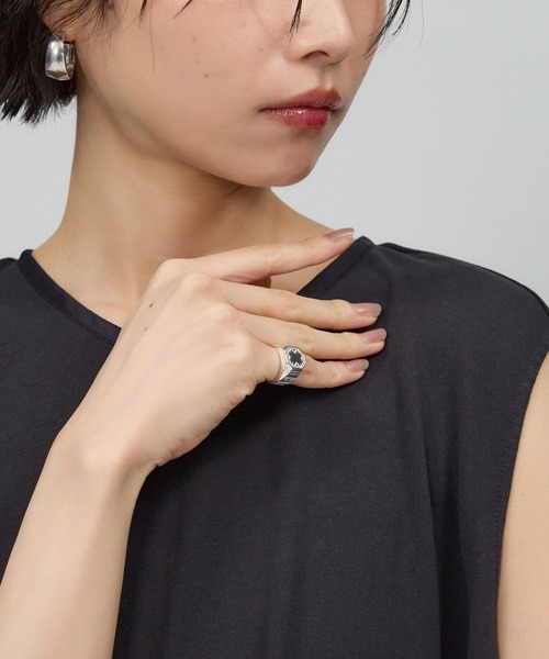 BABYLONE(バビロン)の「【ADRAR】OCTAGON PINKY(リング・レディース・シルバー・フリー)」の10枚目の写真