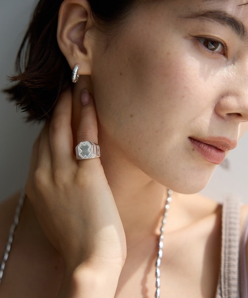 BABYLONE(バビロン)の「【ADRAR】OCTAGON PINKY(リング・レディース・シルバー・フリー)」の8枚目の写真