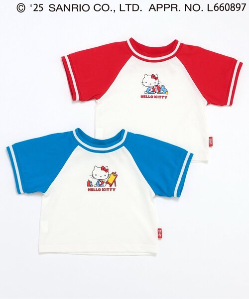 キティ　EVISU サンリオコラボTシャツ　ピチT チビT 平成　Y2K キティ EVISU サンリオコラボTシャツ ピチT チビT 平成 Y2K