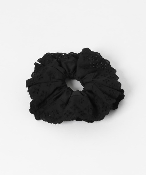 KBF（ケイビーエフ）の「ダブルレースシュシュ（ヘアゴム・レディース・アイボリー/ブラック・ONE）」の14枚目の写真