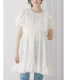 merry jenny | ジャガードフレアミニワンピース(ワンピース)