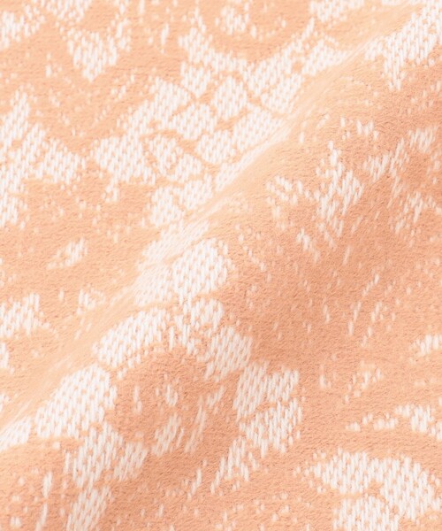 TOCCA（トッカ）の「LACE JAQUARD STOLE ストール（マフラー・レディース・レッド系/ブラック系/ピンク系・F）」の15枚目の写真