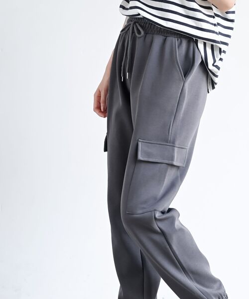 rps（アールピーエス）の「カーゴジョガーパンツ（カーゴパンツ・レディース・ブラック/アイボリー/チャコールグレー/杢グレー・フリー）」の6枚目の写真