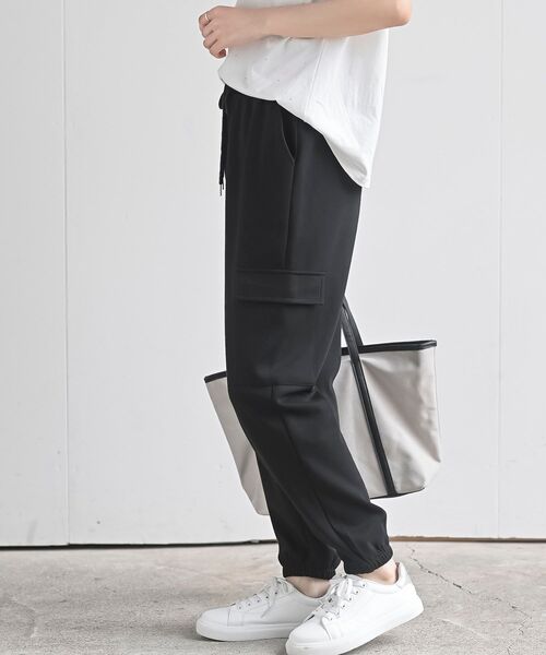 rps（アールピーエス）の「カーゴジョガーパンツ（カーゴパンツ・レディース・ブラック/アイボリー/チャコールグレー/杢グレー・フリー）」の9枚目の写真