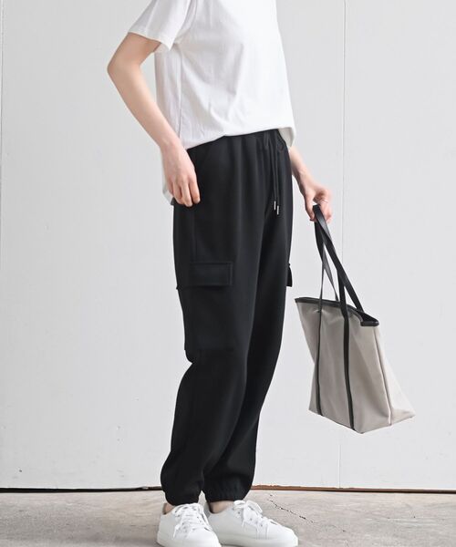 rps（アールピーエス）の「カーゴジョガーパンツ（カーゴパンツ・レディース・ブラック/アイボリー/チャコールグレー/杢グレー・フリー）」の13枚目の写真