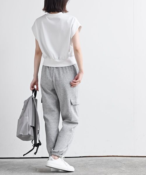 rps（アールピーエス）の「カーゴジョガーパンツ（カーゴパンツ・レディース・ブラック/アイボリー/チャコールグレー/杢グレー・フリー）」の16枚目の写真