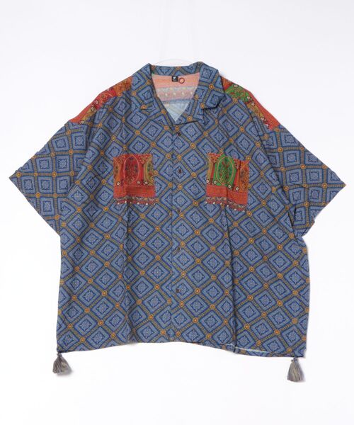 チャイハネ(チャイハネ)の「【チャイハネ】フォーインMEN'Sシャツ(シャツ/ブラウス・メンズ・レッド/ブルー/ブラック/ホワイト/グリーン/ブルー系その他/ブラウン/レッド系その他・FREE)」の6枚目の写真