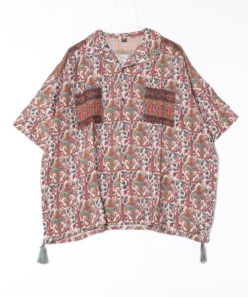 チャイハネ(チャイハネ)の「【チャイハネ】フォーインMEN'Sシャツ(シャツ/ブラウス・メンズ・レッド/ブルー/ブラック/ホワイト/グリーン/ブルー系その他/ブラウン/レッド系その他・FREE)」の2枚目の写真