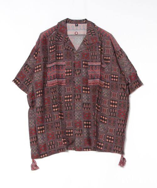 チャイハネ(チャイハネ)の「【チャイハネ】フォーインMEN'Sシャツ(シャツ/ブラウス・メンズ・レッド/ブルー/ブラック/ホワイト/グリーン/ブルー系その他/ブラウン/レッド系その他・FREE)」の3枚目の写真