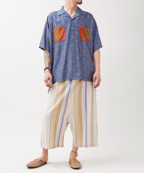 チャイハネ(チャイハネ)の「【チャイハネ】フォーインMEN'Sシャツ(シャツ/ブラウス・メンズ・レッド/ブルー/ブラック/ホワイト/グリーン/ブルー系その他/ブラウン/レッド系その他・FREE)」の15枚目の写真