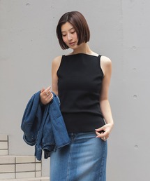 Demi-Luxe BEAMS | 【追加】ヘルシー ニット キャミソール .M［手洗い可］(キャミソール)