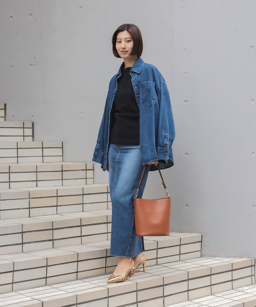 Demi-Luxe BEAMS（デミルクス ビームス）の「【追加】ヘルシー ニット キャミソール .M［手洗い可］（キャミソール・レディース・ネイビー/オフホワイト/ブラック/ブラック系その他4・ONE SIZE）」の8枚目の写真