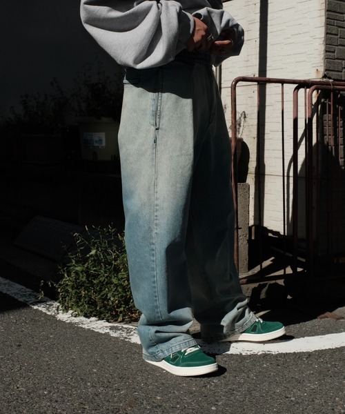 2AM（ツーエイエム）の「INTODUSK / EDGE DRAWSTRING PANT（デニムパンツ・メンズ・ブラック/ライトブルー・LARGE/MEDIUM/SMALL）」の7枚目の写真