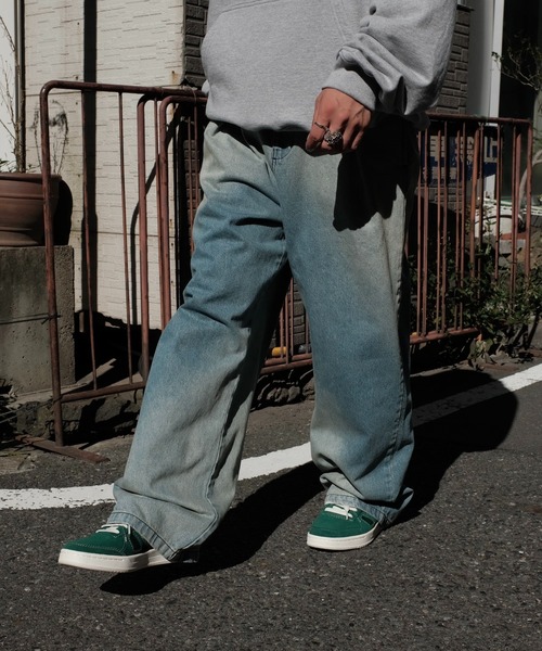 2AM（ツーエイエム）の「INTODUSK / EDGE DRAWSTRING PANT（デニムパンツ・メンズ・ブラック/ライトブルー・LARGE/MEDIUM/SMALL）」の8枚目の写真